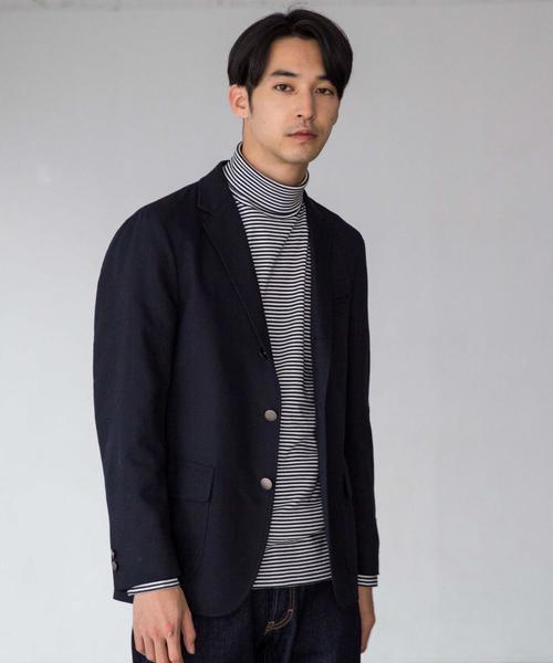 green label relaxing(グリーンレーベルリラクシング)の「CM スムース タートルネック カットソー ◆(Tシャツ/カットソー・メンズ・ワインレッド/ホワイト/ブラック/その他1・SMALL/LARGE/MEDIUM)」の21枚目の写真