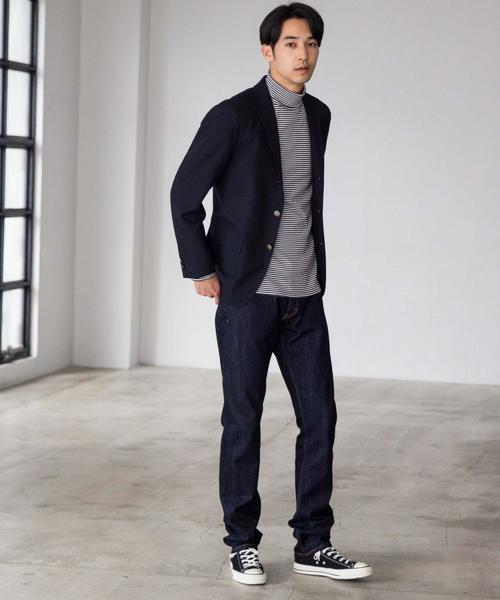 green label relaxing(グリーンレーベルリラクシング)の「CM スムース タートルネック カットソー ◆(Tシャツ/カットソー・メンズ・ワインレッド/ホワイト/ブラック/その他1・SMALL/LARGE/MEDIUM)」の22枚目の写真