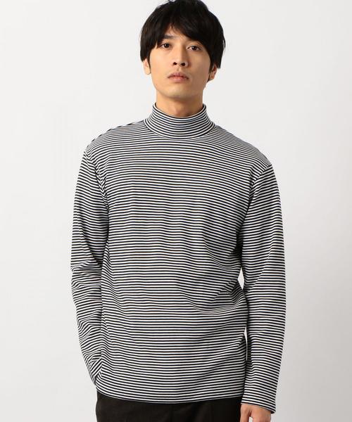 green label relaxing（グリーンレーベルリラクシング）の「CM スムース タートルネック カットソー ◆（Tシャツ/カットソー・メンズ・その他1/ホワイト/ワインレッド/ブラック・LARGE/MEDIUM/SMALL）」の12枚目の写真