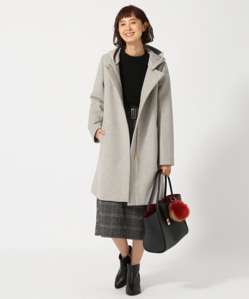 GLOBAL WORK（グローバルワーク）の「【ウォッシャブル】ケーブルニットプルオーバー長袖/771976（ニット/セーター・レディース・イエロー/グリーン/ブラック/グレー/ホワイト・LARGE/MEDIUM/SMALL）」の6枚目の写真