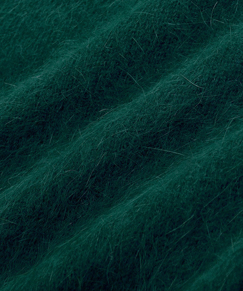 le.coeur blanc(ルクールブラン)の「アンゴラVネックニットプルオーバー(ニット/セーター・レディース・ライトグレー/ベージュ/ダークグリーン・FREE)」の5枚目の写真