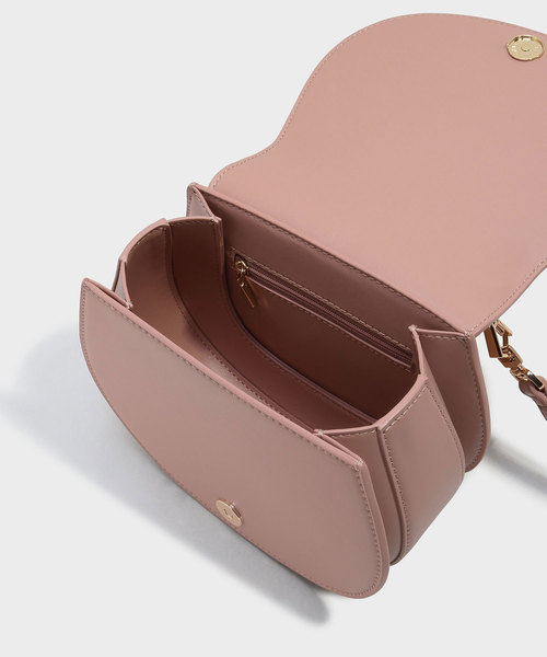 CHARLES & KEITH(チャールズ & キース)の「チェーントップハンドルハンドバッグ / CHAIN TOP HANDLE HANDBAG(ハンドバッグ・レディース・マルチ/ピンク・S)」の8枚目の写真
