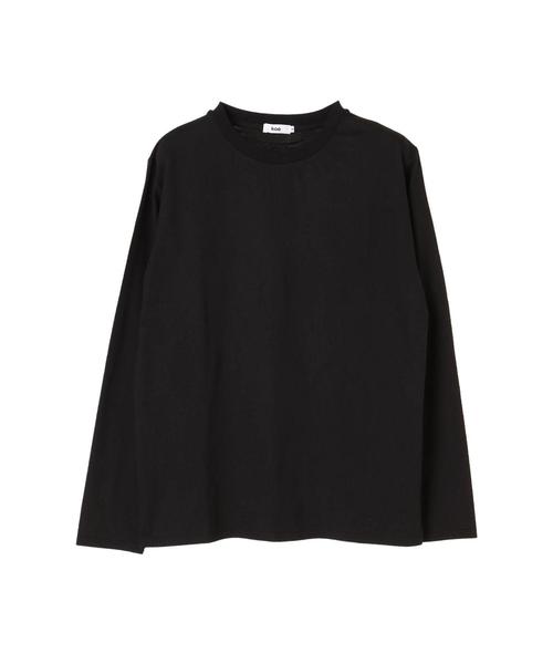 koe（コエ）の「無地天竺ロングスリーブTシャツ（Tシャツ/カットソー・メンズ・ホワイト/ブラック/カーキ/グレー/ピンク/ネイビー・LL/L/M/S）」の18枚目の写真