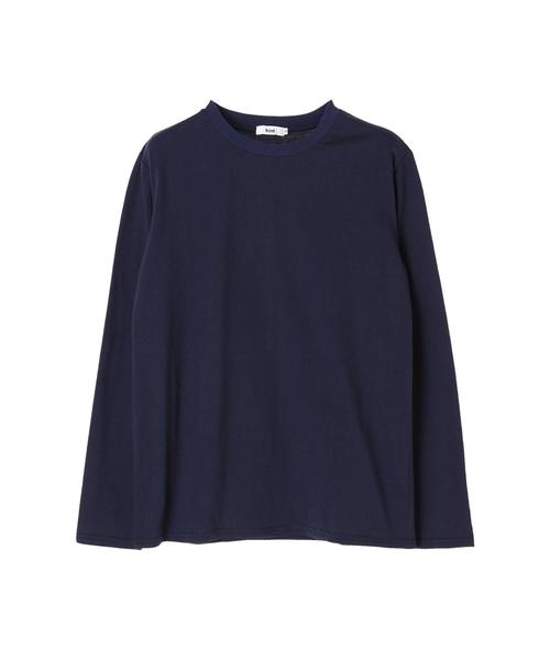 koe（コエ）の「無地天竺ロングスリーブTシャツ（Tシャツ/カットソー・メンズ・ホワイト/ブラック/カーキ/グレー/ピンク/ネイビー・LL/L/M/S）」の15枚目の写真