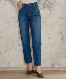 KOBE LETTUCE | ハイウエストテーパードデニムパンツ(デニムパンツ)