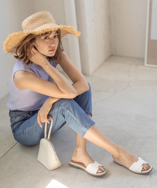 KOBE LETTUCE（コウベレタス）の「ハイウエストテーパードデニムパンツ（デニムパンツ・レディース・ブルー系その他2/ブルー系その他4/ブルー系その他/ブルー系その他3/ホワイト系その他2/ホワイト系その他/ワンウォッシュ・S/M）」の19枚目の写真