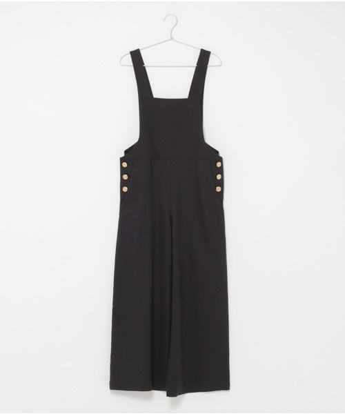 laboratory work（ラボラトリーワーク）の「フロスターツイルサロペット（サロペット/オーバーオール・レディース・ベージュ/ネイビー・MEDIUM）」の11枚目の写真