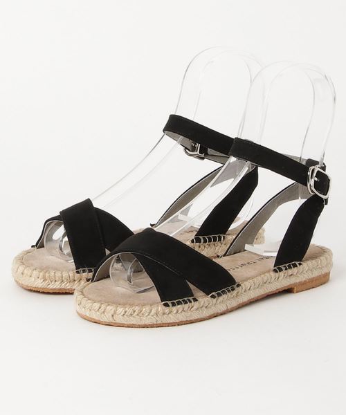 ORiental TRaffic（オリエンタルトラフィック）の「春夏★クロスジュートサンダル★8226（サンダル・レディース・ブラック/レインボー/イエロー・LL/M/3L/SS/S/L）」の6枚目の写真