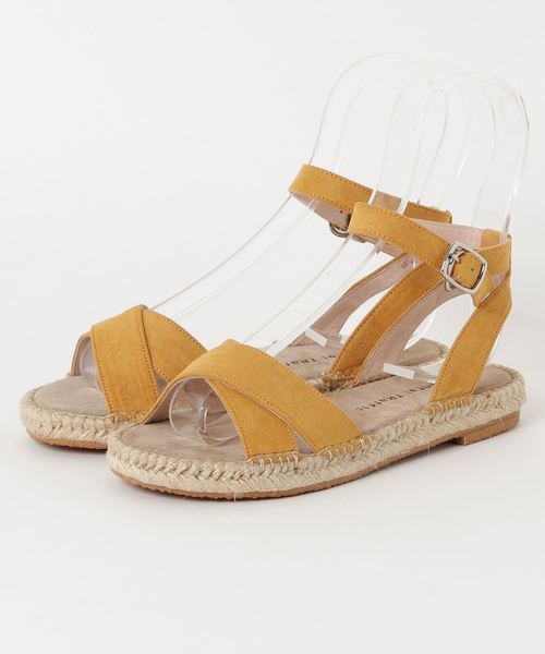 ORiental TRaffic（オリエンタルトラフィック）の「春夏★クロスジュートサンダル★8226（サンダル・レディース・ブラック/レインボー/イエロー・LL/M/3L/SS/S/L）」の7枚目の写真