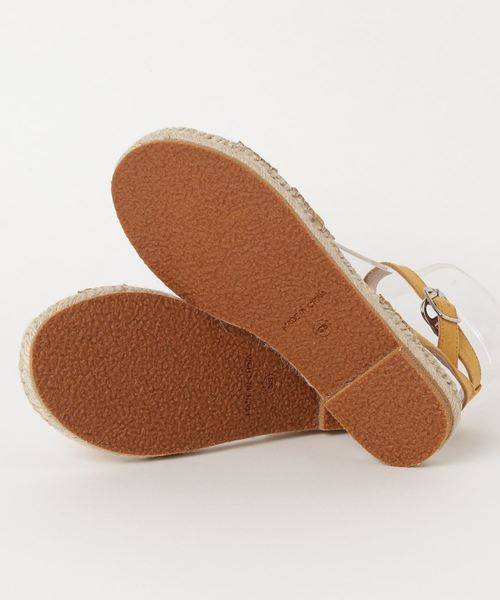 ORiental TRaffic（オリエンタルトラフィック）の「春夏★クロスジュートサンダル★8226（サンダル・レディース・ブラック/レインボー/イエロー・LL/M/3L/SS/S/L）」の4枚目の写真