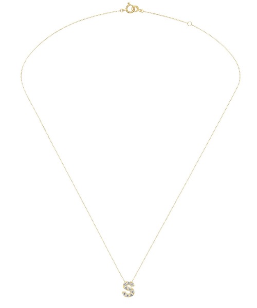 プルミエトワールイニシャル（S） ネックレス（ネックレス）｜AHKAH