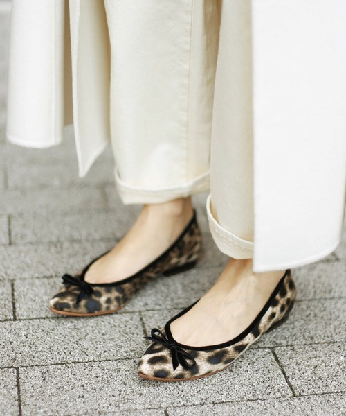 LE TALON（ルタロン）の「ポインテッドレオパードバレエ◆（バレエシューズ・レディース・レオパード/キャメル・21.5/22/22.5/23/23.5/24/24.5/25/25.5）」の2枚目の写真