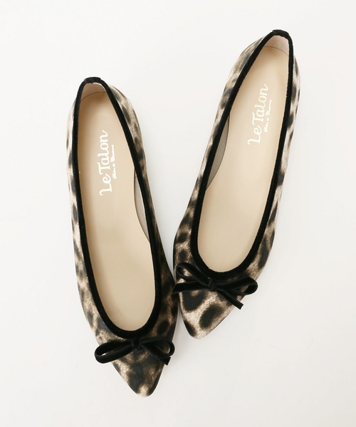 LE TALON（ルタロン）の「ポインテッドレオパードバレエ◆（バレエシューズ・レディース・レオパード/キャメル・21.5/22/22.5/23/23.5/24/24.5/25/25.5）」の4枚目の写真