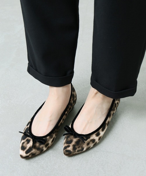 LE TALON（ルタロン）の「ポインテッドレオパードバレエ◆（バレエシューズ・レディース・レオパード/キャメル・21.5/22/22.5/23/23.5/24/24.5/25/25.5）」の16枚目の写真