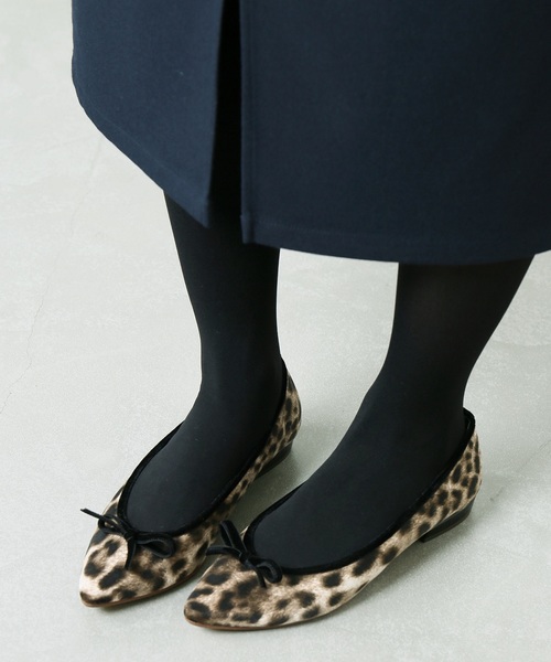 LE TALON（ルタロン）の「ポインテッドレオパードバレエ◆（バレエシューズ・レディース・レオパード/キャメル・21.5/22/22.5/23/23.5/24/24.5/25/25.5）」の14枚目の写真
