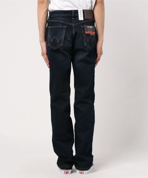 EDWIN(エドウィン)の「【EDWIN】「THERMO LITE」503WILD FIRE レギュラーストレートパンツ(デニムパンツ・メンズ・ダークインディゴブルー・32inch/30inch/34inch/36inch/31inch/29inch/33inch)」の2枚目の写真
