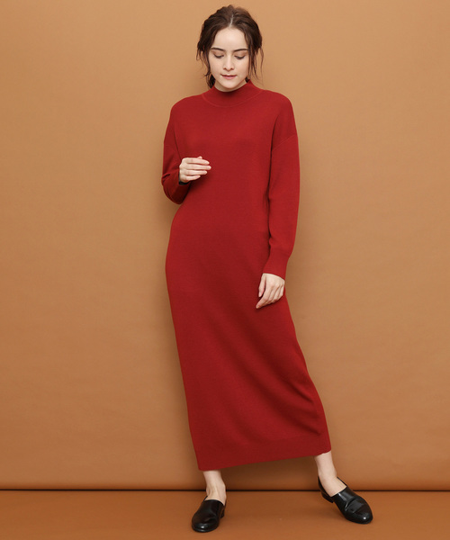 SALON adam et rope ドレス ワンピース 赤 SALON adam et rope ドレス ワンピース 赤