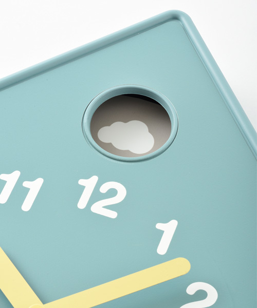 BRUNO(ブルーノ)の「バードモビールクロック(掛け時計・レディース・ブルー/アイボリー・フリ-)」の5枚目の写真