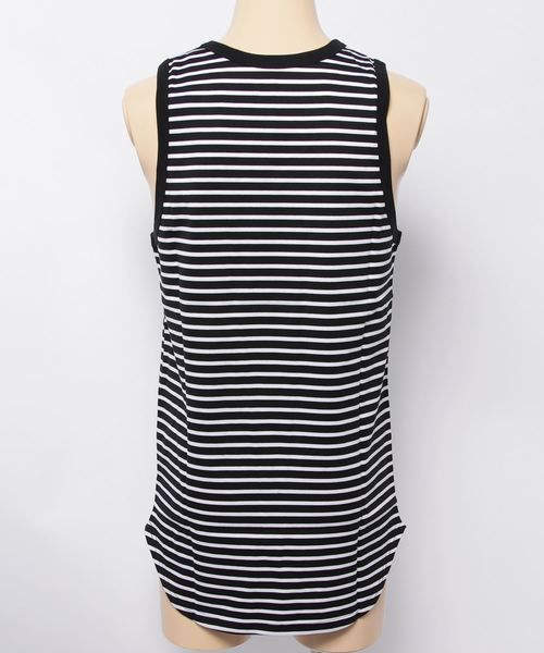 SHELLAC(シェラック)の「ボーダータンクトップ(Tシャツ/カットソー・メンズ・ネイビー×ホワイト/グレー×ホワイト/ブラック×ホワイト・46/48/44)」の5枚目の写真