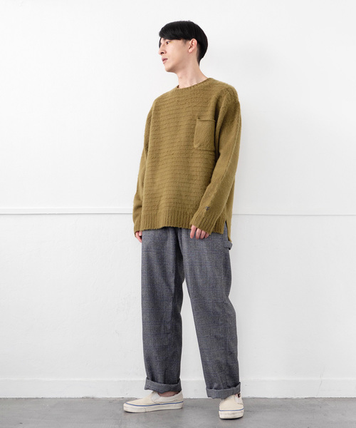 JRD by JARLD(ジェイアールディーバイジャールド)の「【JRD by JARLD】撥水 起毛チェック柄ペインターパンツ ワークパンツ(その他パンツ・メンズ・グレー/ブラウン・XS/S/M/L)」の1枚目の写真