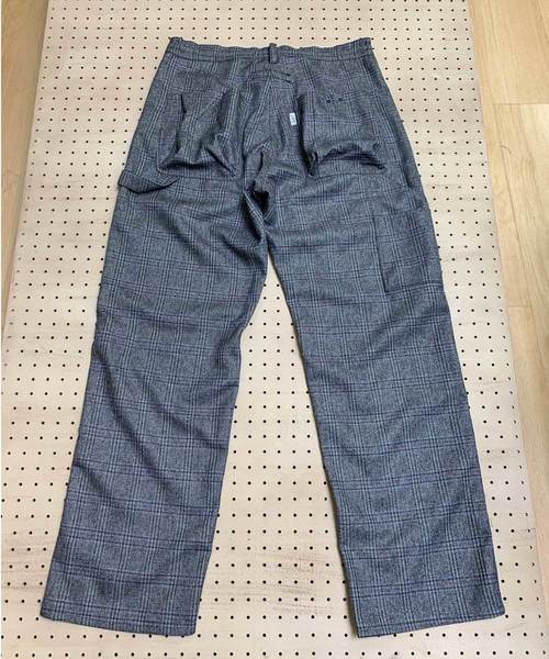 JRD by JARLD(ジェイアールディーバイジャールド)の「【JRD by JARLD】撥水 起毛チェック柄ペインターパンツ ワークパンツ(その他パンツ・メンズ・グレー/ブラウン・XS/S/M/L)」の3枚目の写真