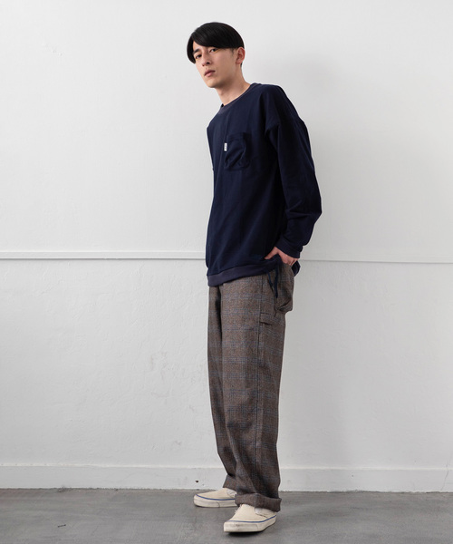 JRD by JARLD(ジェイアールディーバイジャールド)の「【JRD by JARLD】撥水 起毛チェック柄ペインターパンツ ワークパンツ(その他パンツ・メンズ・グレー/ブラウン・XS/S/M/L)」の7枚目の写真