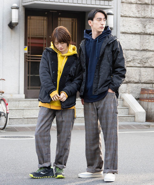 JRD by JARLD(ジェイアールディーバイジャールド)の「【JRD by JARLD】撥水 起毛チェック柄ペインターパンツ ワークパンツ(その他パンツ・メンズ・グレー/ブラウン・XS/S/M/L)」の6枚目の写真