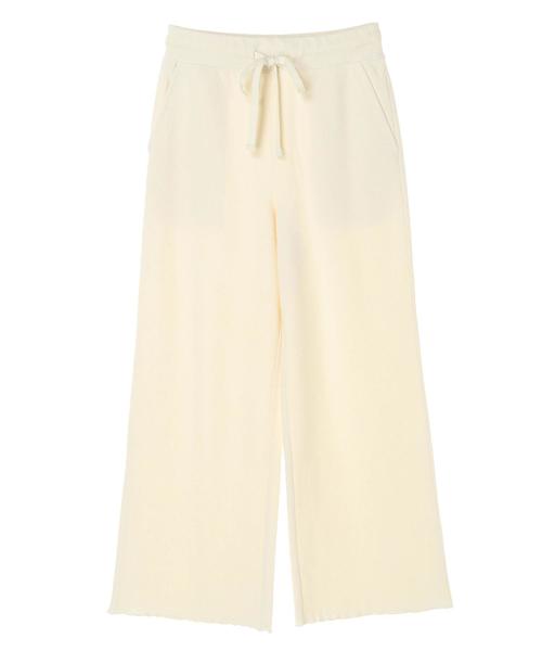 earth music&ecology（アースミュージックアンドエコロジー）の「ワッフルパンツ 〇＊（その他パンツ・レディース・アイボリー/ベージュ/ダークベージュ・FREE）」の7枚目の写真