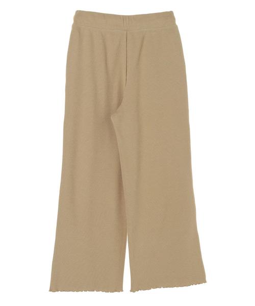 earth music&ecology（アースミュージックアンドエコロジー）の「ワッフルパンツ 〇＊（その他パンツ・レディース・アイボリー/ベージュ/ダークベージュ・FREE）」の12枚目の写真