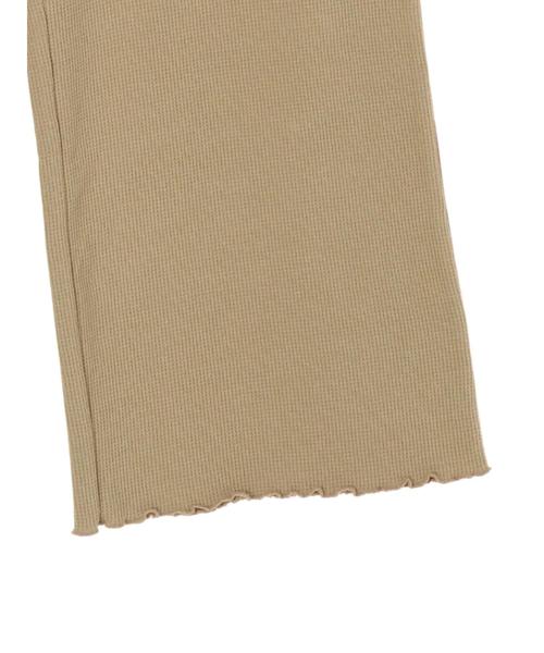 earth music&ecology（アースミュージックアンドエコロジー）の「ワッフルパンツ 〇＊（その他パンツ・レディース・アイボリー/ベージュ/ダークベージュ・FREE）」の15枚目の写真