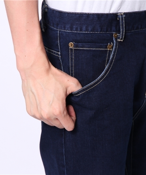 WEGO（ウィゴー）の「WEGO/ストレッチサルエルテーパードデニム（デニムパンツ・メンズ・インディゴブルー/ダークインディゴブルー・LARGE/MEDIUM）」の7枚目の写真