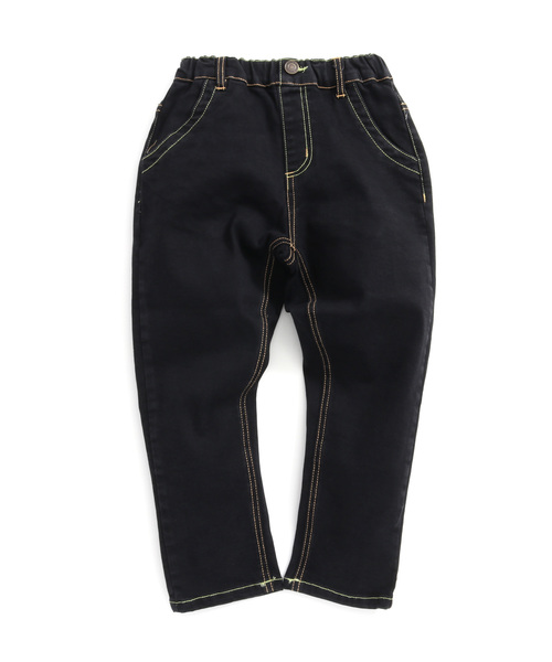 MAKE YOUR DAY（メイクユアデイ）の「【リンクコーデ】こだわりストレッチデニム テーパード■80～140cm（デニムパンツ・キッズ・ネイビー/ブラック/ブルー・110/120/90/100/80/130/140）」の9枚目の写真