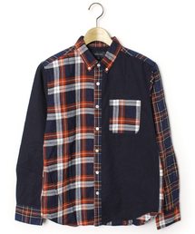 SHIPS JET BLUE�i�V�b�v�X�W�F�b�g�u���[�j�̌Ò��u�`�F�b�N�������l���V���c�i�V���c/�u���E�X�j�v