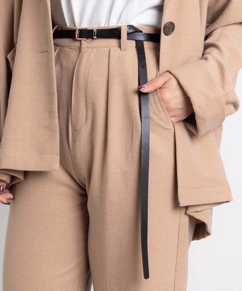 WEGO（ウィゴー）の「WEGO/ロング細ベルト（ベルト・レディース・ブラック/ベージュ/シルバー/キャメル/カーキ・FREE）」の2枚目の写真