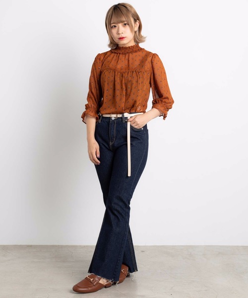 WEGO（ウィゴー）の「WEGO/ロング細ベルト（ベルト・レディース・ブラック/ベージュ/シルバー/キャメル/カーキ・FREE）」の8枚目の写真