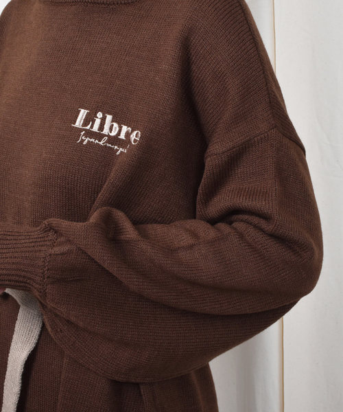 PairPair(ペアペア)の「胸刺繍ミラノリブニット配色ベルト付きチュニック(ニット/セーター・レディース・ブラウン系その他/モカ・FREE)」の18枚目の写真