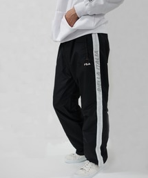 【ＦＩＬＡ/フィラ】裏フリース ロングパンツ ロゴ サイドライン 切替 トラックパンツ ジャージパンツ