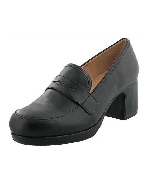 byあしながおじさん（バイアシナガオジサン）の「〈ｂｙあしながおじさん〉ローファーパンプス（ローファー・レディース・ブラック/ブラウン/ブルー/ワインレッド・22.5cm/23.5cm/24.5cm/23.0cm/24.0cm）」の5枚目の写真