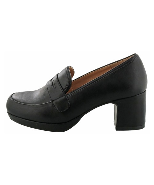 byあしながおじさん（バイアシナガオジサン）の「〈ｂｙあしながおじさん〉ローファーパンプス（ローファー・レディース・ブラック/ブラウン/ブルー/ワインレッド・22.5cm/23.5cm/24.5cm/23.0cm/24.0cm）」の6枚目の写真