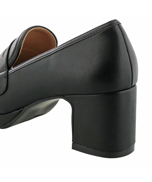 byあしながおじさん（バイアシナガオジサン）の「〈ｂｙあしながおじさん〉ローファーパンプス（ローファー・レディース・ブラック/ブラウン/ブルー/ワインレッド・22.5cm/23.5cm/24.5cm/23.0cm/24.0cm）」の8枚目の写真