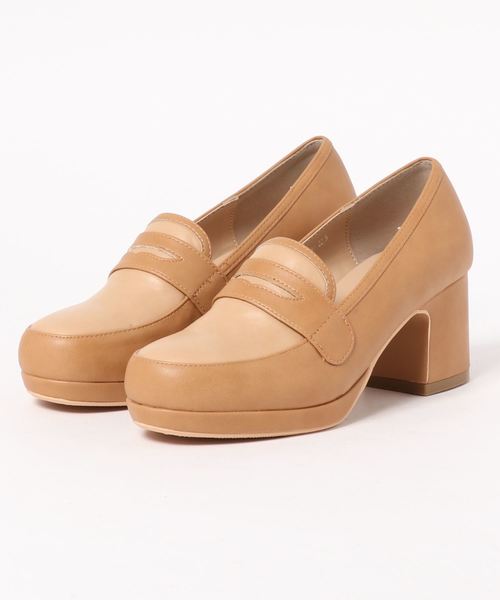 byあしながおじさん（バイアシナガオジサン）の「〈ｂｙあしながおじさん〉ローファーパンプス（ローファー・レディース・ブラック/ブラウン/ブルー/ワインレッド・22.5cm/23.5cm/24.5cm/23.0cm/24.0cm）」の12枚目の写真