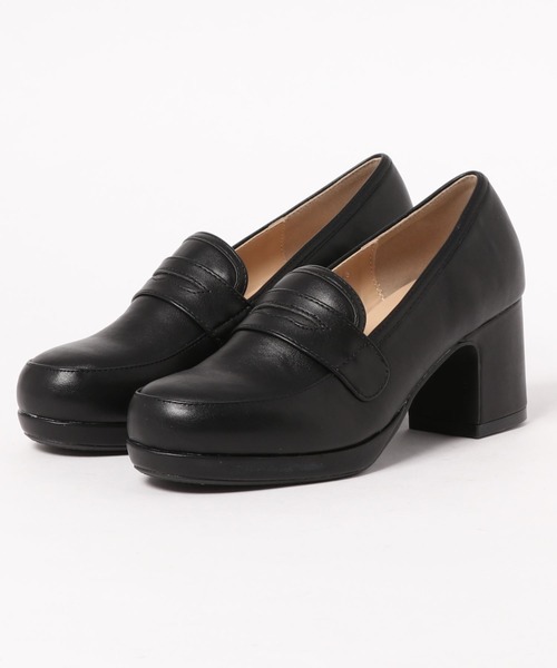 byあしながおじさん（バイアシナガオジサン）の「〈ｂｙあしながおじさん〉ローファーパンプス（ローファー・レディース・ブラック/ブラウン/ブルー/ワインレッド・22.5cm/23.5cm/24.5cm/23.0cm/24.0cm）」の11枚目の写真