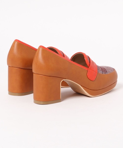 byあしながおじさん（バイアシナガオジサン）の「〈ｂｙあしながおじさん〉ローファーパンプス（ローファー・レディース・ブラック/ブラウン/ブルー/ワインレッド・22.5cm/23.5cm/24.5cm/23.0cm/24.0cm）」の10枚目の写真