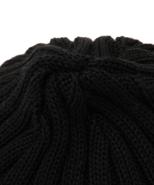 BEAMS BOY(ビームスボーイ)の「LEUCHTFEUER / RIB WATCH CAP(ニットキャップ/ビーニー・レディース・ナチュラル/グレー/ブラック/ネイビー/チャコールグレー・ONE SIZE)」の9枚目の写真