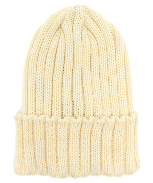 BEAMS BOY(ビームスボーイ)の「LEUCHTFEUER / RIB WATCH CAP(ニットキャップ/ビーニー・レディース・ナチュラル/グレー/ブラック/ネイビー/チャコールグレー・ONE SIZE)」の4枚目の写真