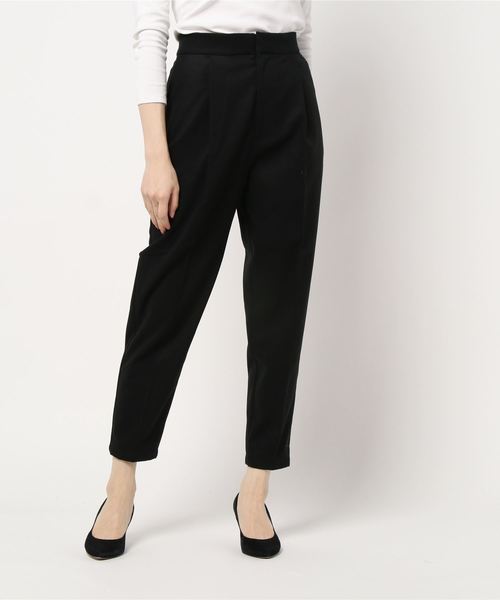 STYLEBLOCK(スタイルブロック)の「ツイル起毛テーパードパンツ(その他パンツ・レディース・ホワイト/ライトグレー/ベージュ/ピンク/ミント/ブラック・M)」の1枚目の写真