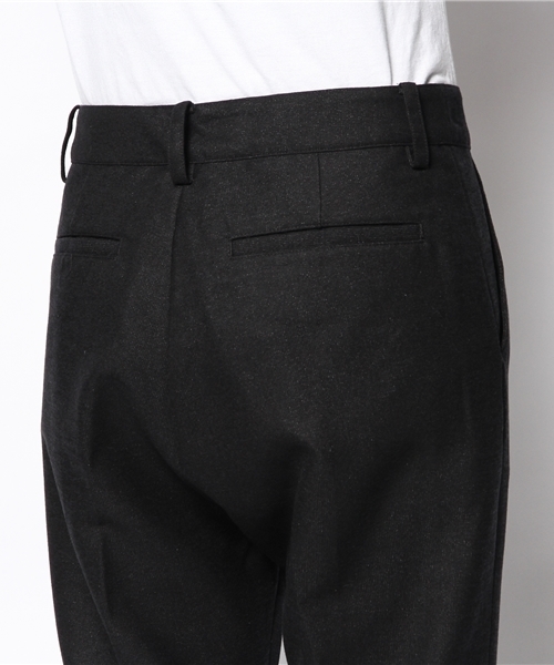 alcali（アルカリ）の「【菊池亜希子ムック マッシュvol.6掲載】 nota della mano sinistra /  杢起毛　センタープレスパンツ（その他パンツ・レディース・ブラック/グレー/ネイビー・2/3）」の7枚目の写真