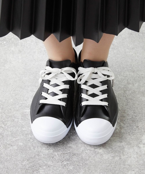 menue（メヌエ）の「完全防水スニーカー レインシューズ レインスニーカー（レインシューズ・レディース・ホワイト/ブラック/グレー系その他/グレー/ベージュ/ブラック×ホワイト/グレイッシュベージュ・LL/M/L/S/XS/3L）」の12枚目の写真