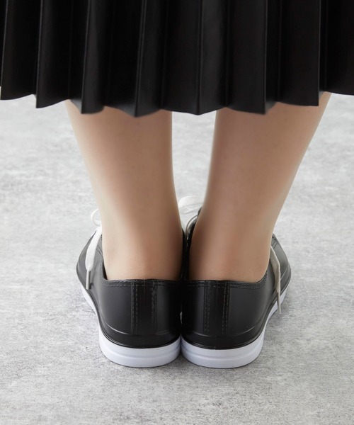 menue（メヌエ）の「完全防水スニーカー レインシューズ レインスニーカー（レインシューズ・レディース・ホワイト/ブラック/グレー系その他/グレー/ベージュ/ブラック×ホワイト/グレイッシュベージュ・LL/M/L/S/XS/3L）」の14枚目の写真