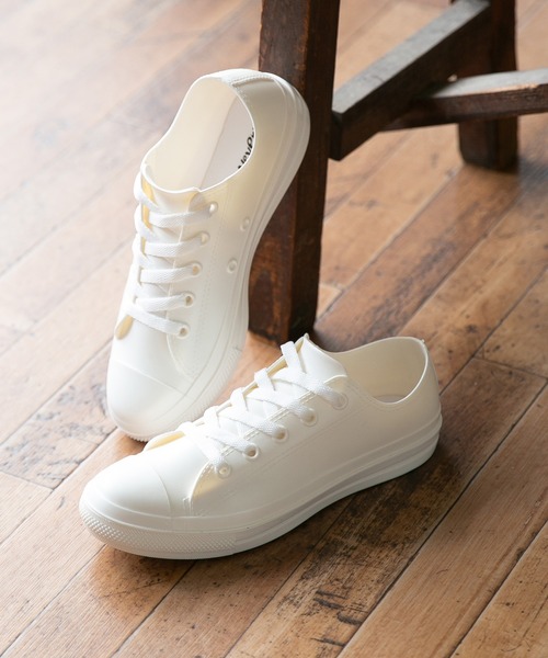 menue（メヌエ）の「完全防水スニーカー レインシューズ レインスニーカー（レインシューズ・レディース・ホワイト/ブラック/グレー系その他/グレー/ベージュ/ブラック×ホワイト/グレイッシュベージュ・LL/M/L/S/XS/3L）」の17枚目の写真